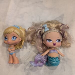 Bratz Babyz Doll Cloe Mermaidz And Blonde doll